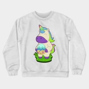 Unicorn Easter Easter Egg Crewneck Sweatshirt